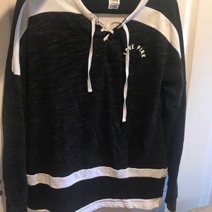 PINK hockey style sweatshirt